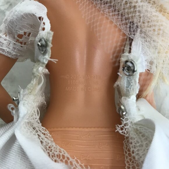 Mattel 2015 Barbie & 1990 Big Step Ken Bride and Groom Doll Set - Picture 5 of 6